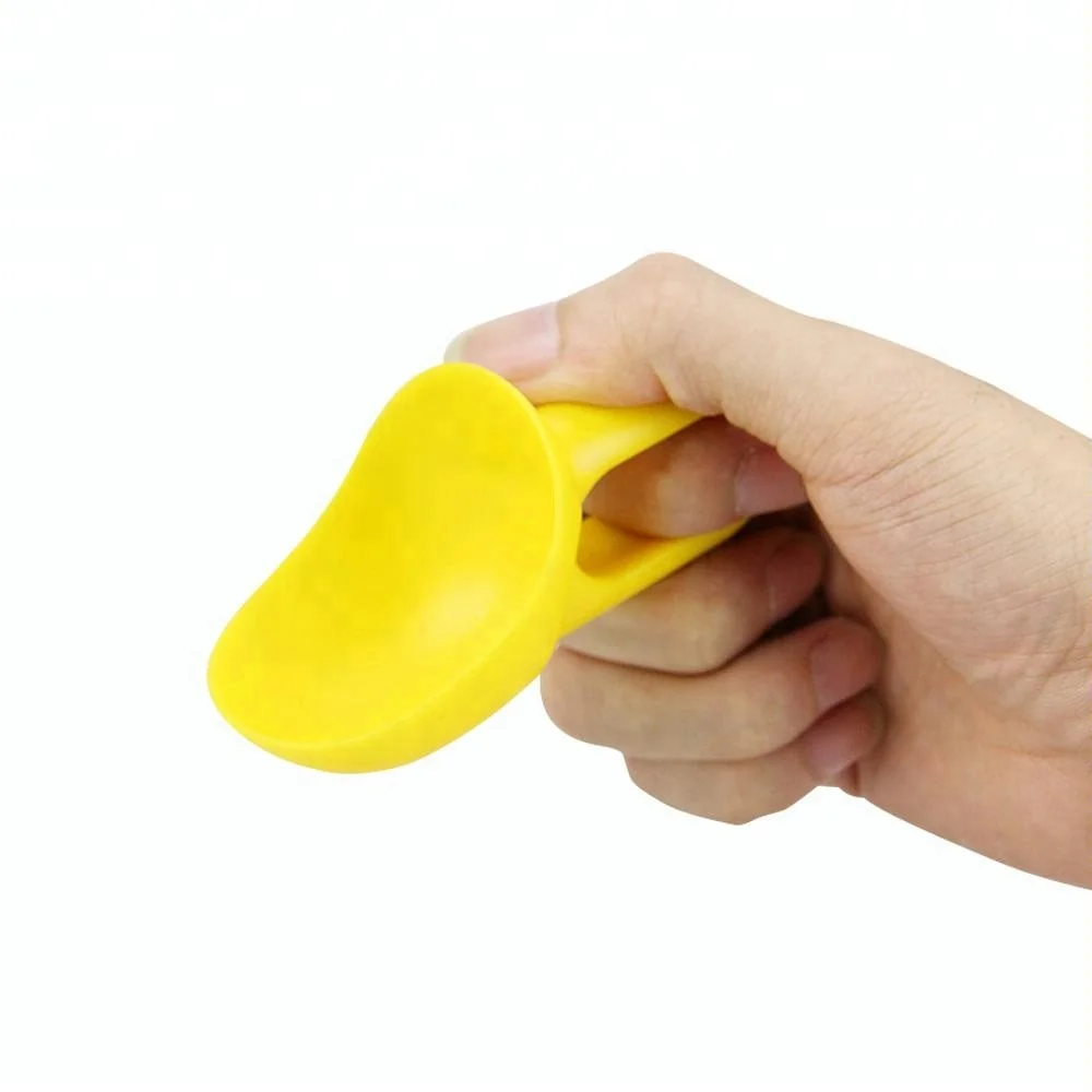 Good Quality New Design Color Custom Handle Spoon Safety Food Grade PP Kids Mini Plastic Ice Cream Scoop