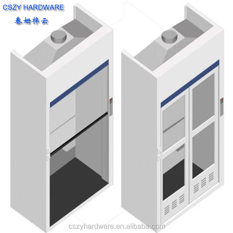 Lab Furniture Chemical Resist Walk In Fume Hood For Big Equipment