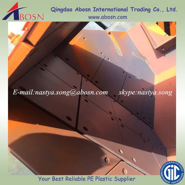 BTMPE Футеровка приемочного бункера