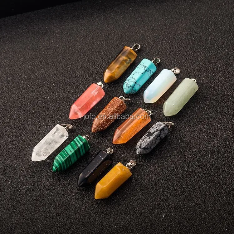 Natural Rainbow Jasper Leorardskin Gemstone Charms Beads Hot Necklace Pendant Marking