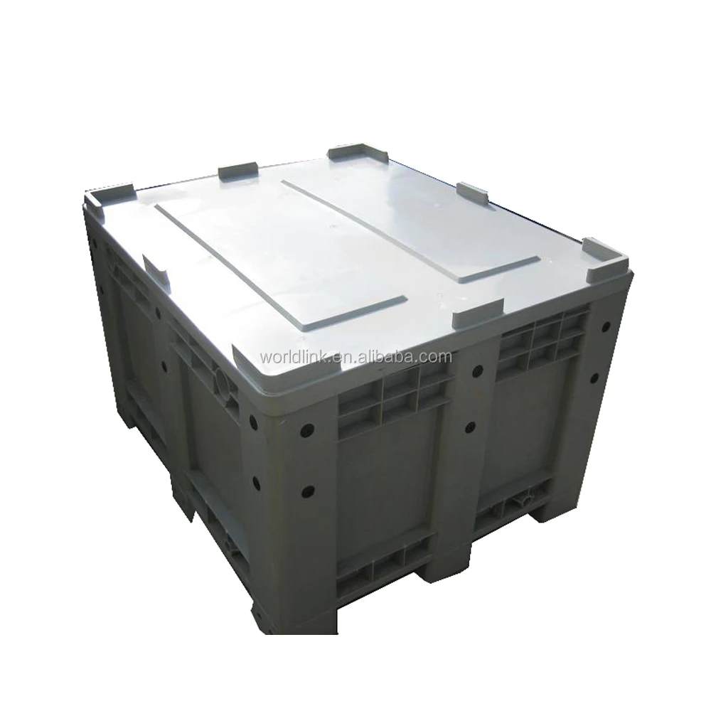 Forklift Handling Stacking Storage Meshed Pallet Container