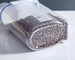 Wholesale Custom Transparent Pet Food Storage Sealed Pet Food Container