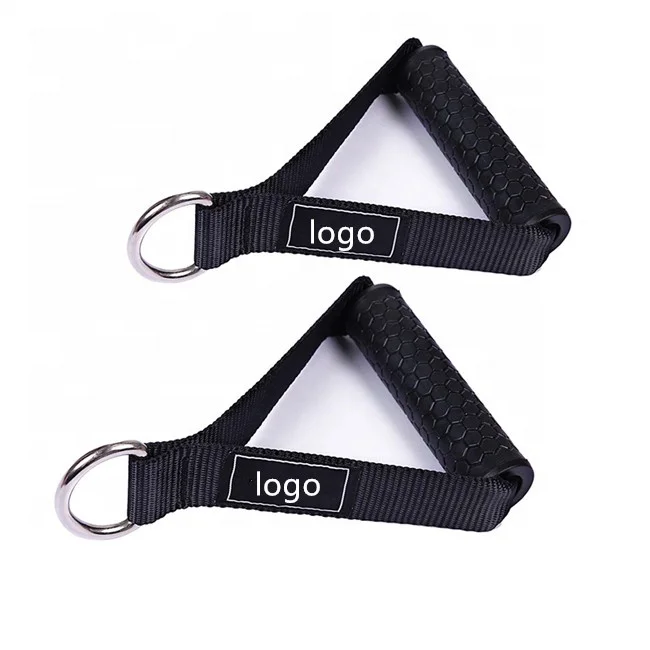 Cable Machine Attachments Resistance Bands Handles Grips Strength Exercise Handles for Gym