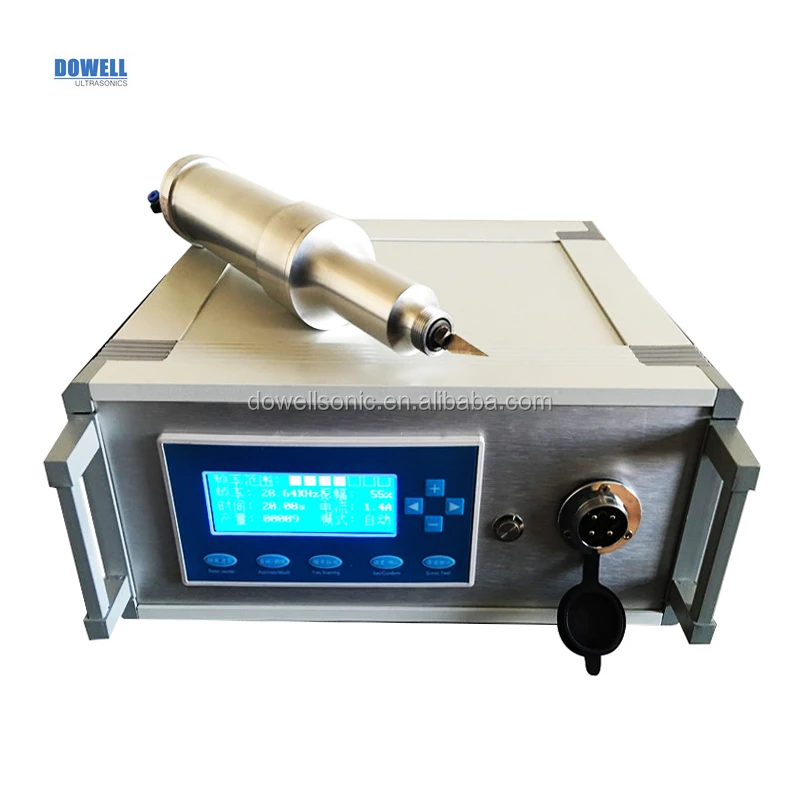 DW-C28-800-D 28k digital generator ultrasonic leather cutter