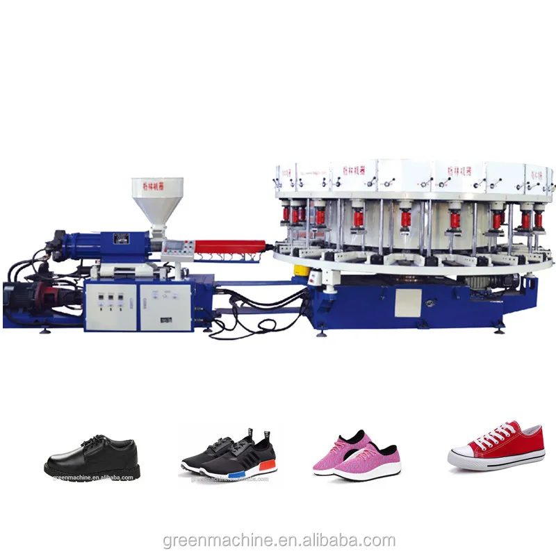 Plastic shoes injection molding machine /Plastic shoe making machinery/PVC dip injection shoe machine