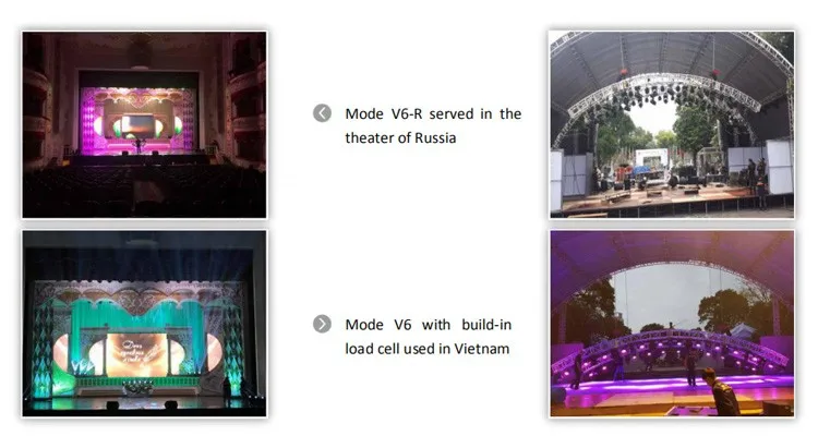 MODE V6 hoist for event and show truss chain hoist, double brake, 2 Ton