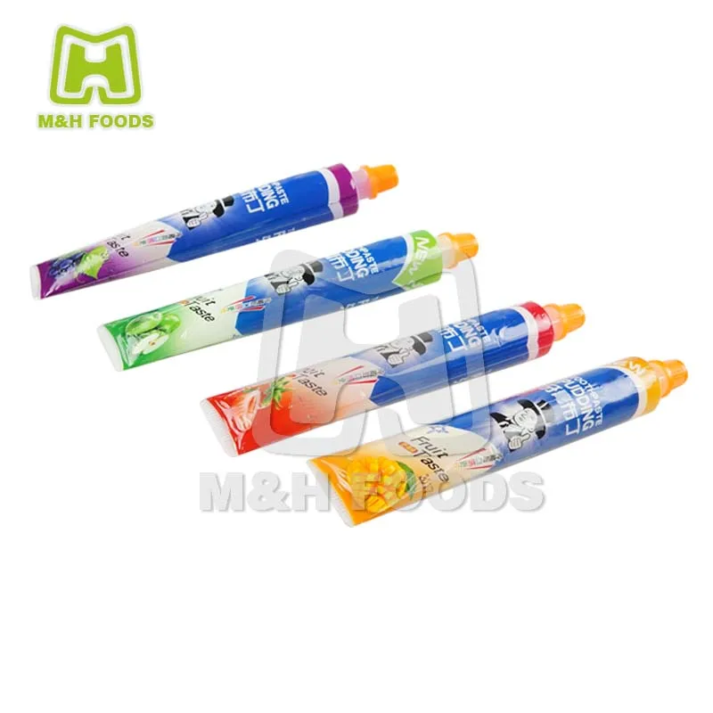 Toothpaste Shaped Fruity Pudding Candy