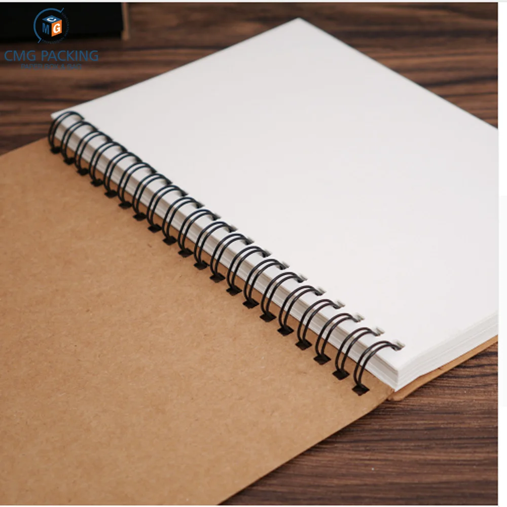 custom  Diary for Drawing Painting Graffiti Soft Cover Black Paper Sketch Book Memo Pad Notebook Office School Supplies