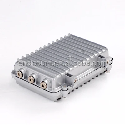 
CHANGHE IP65 Aluminium Die Cast CATV Outdoor Amplifier Enclosure 210x130x58mm 