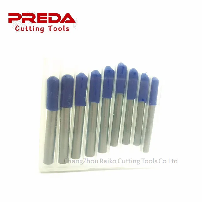 Raiko CNC Cutting Tool ferraments 3.175 Flat Bottom Engraving Bit/ V Shape PCB Cutters On MDF/ Wood/ Acrylic/ Plastic router bit