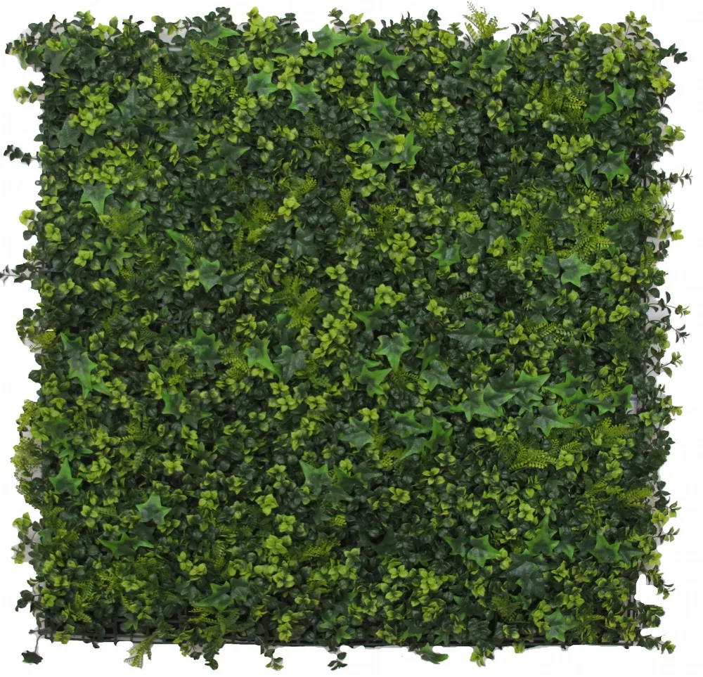 GW-15 privacy plastic leaf fence artificial green wall