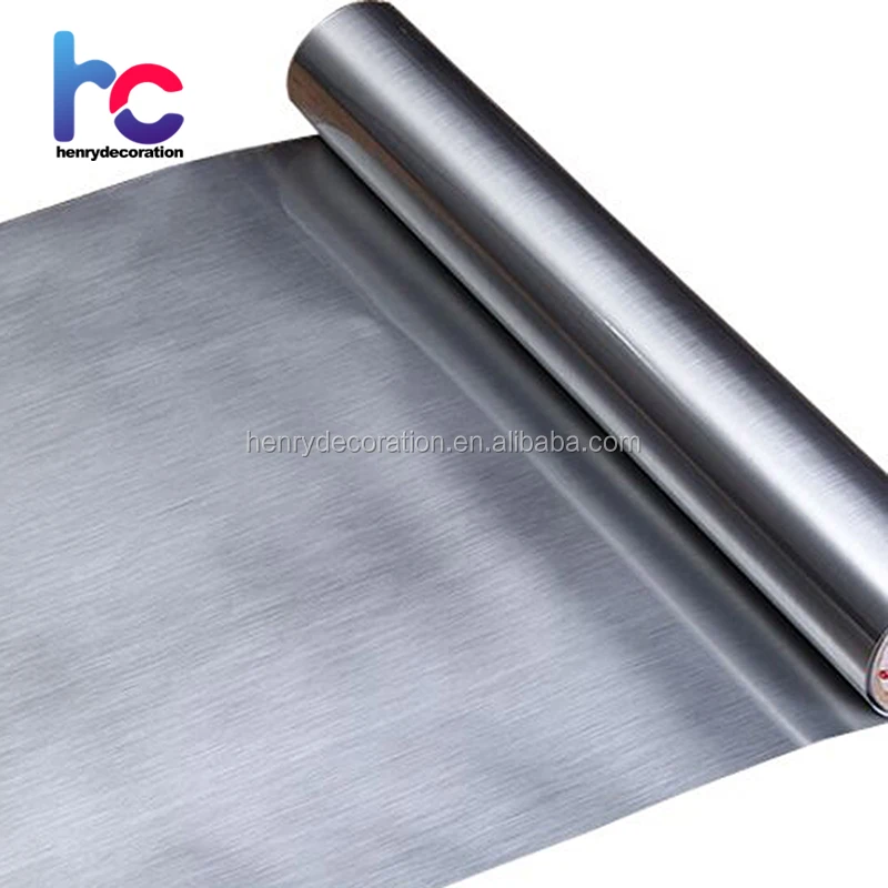 Self Adhesive Brushed Thermo Foil PVC Membrane Foil for MDF Door