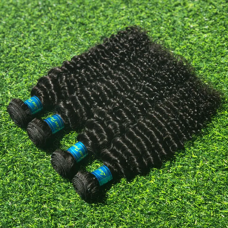 Cheap Natural Single Drawn Tangle Free Indian Hair,Ocean Water Deep Wave Virgin Hair,Chip In Long Curly Names Of Hair Extension