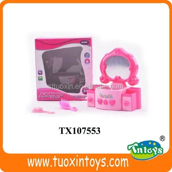 
pink mini fridge toy, toy refrigerator, kindergarten furniture toys 