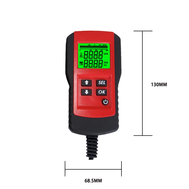 Digital Battery Analyzer Automotive Battery Voltage Tester