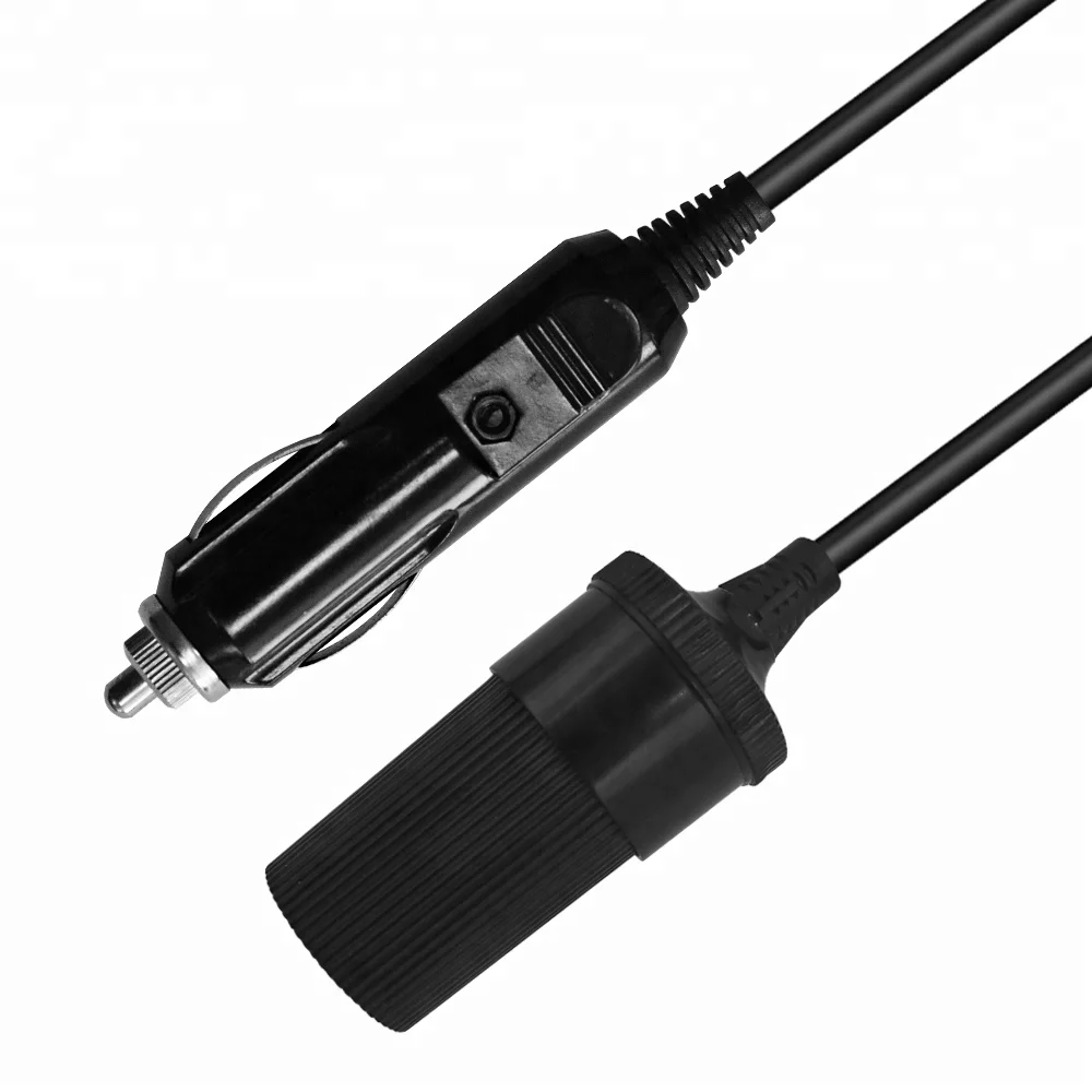 MX 12V Adapter Plug Socket Extension Cable Auto Car Charger for 12-Volt Devicesire Like Tire Inflators Coolers Heated Blankets
