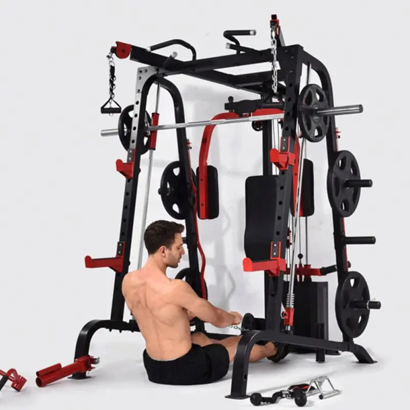 Fitness Body Exercise Smith Gym Machine with Weight Stack