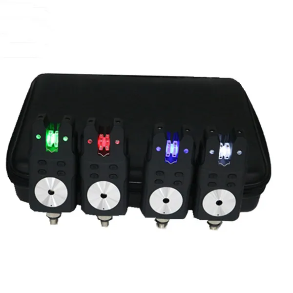 Color Roller Wheel 100% Water resistant Fishing Bite Alarm 3 Alarms and 1 Receiver