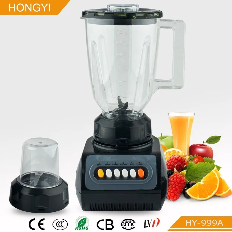 factory price model 999 food Blender/electric blender,commercial blender 2in1 4speeds Kitchen Appliance