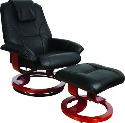 
household living room furniture/quality leather office chair/wooden frame structure reclining chair 