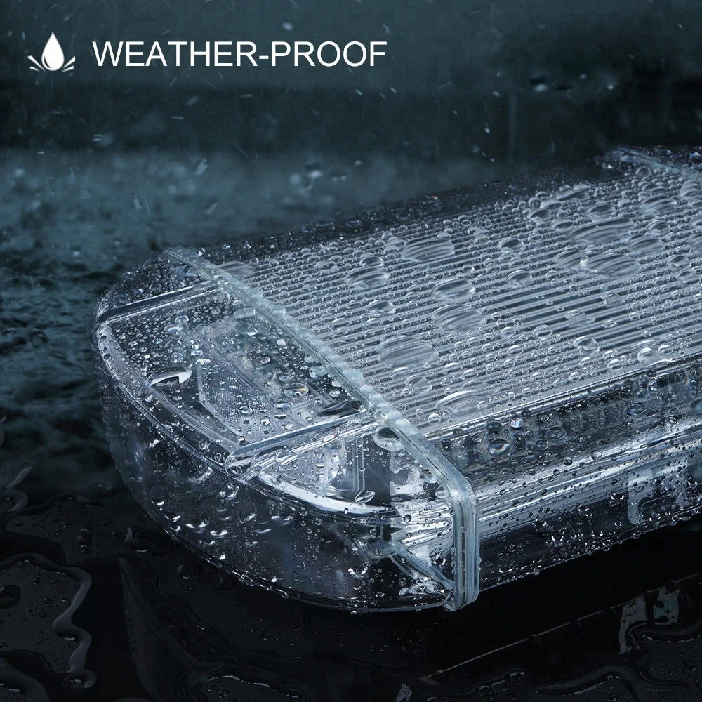 24 led car top roof amber warning mini lightbar H609B