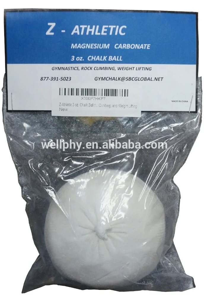 Refillable Chalk Ball with 65 Gram (2.3 oz) Capacity for Rock Climbing, Weight Lifting, Gymnastics etc.