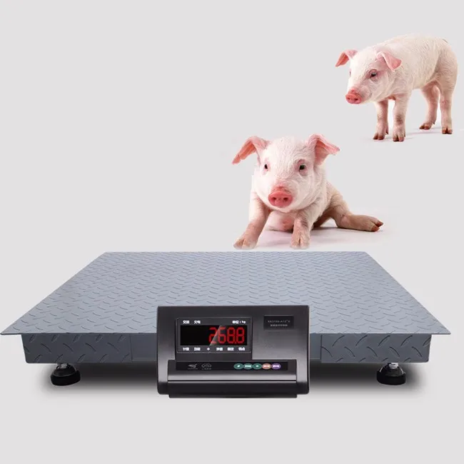  Напольные весы TAIAN ZHONGHaNG 2000 кг Размер 1x1 м платформа с индивидуальным