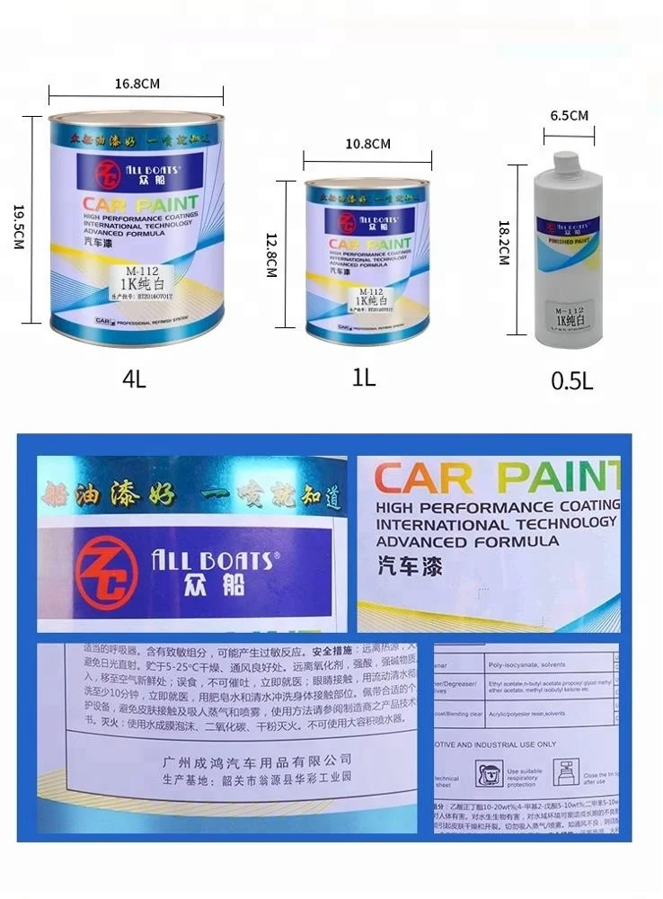Automotive body touch-up paints twinkling fine silver glitter gray car base coating paint
