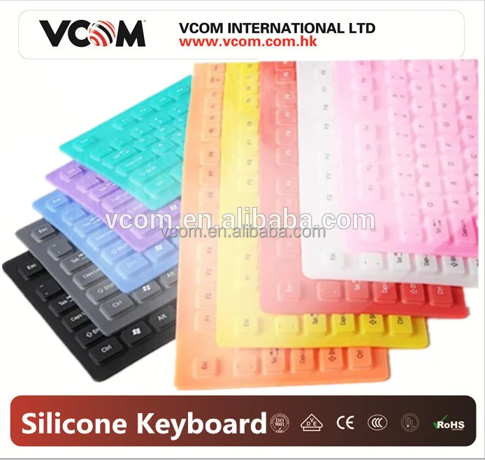 Водонепроницаемый Гибкие Силиконовые Провода Клавиатура Для Портативного Компьютера