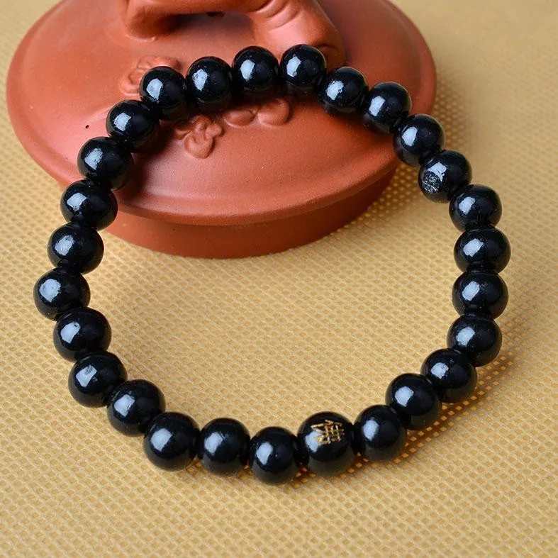 
Queena Wholesale Natural Sandalwood Buddhist Meditation Prayer 8mm Beads Bracelet 