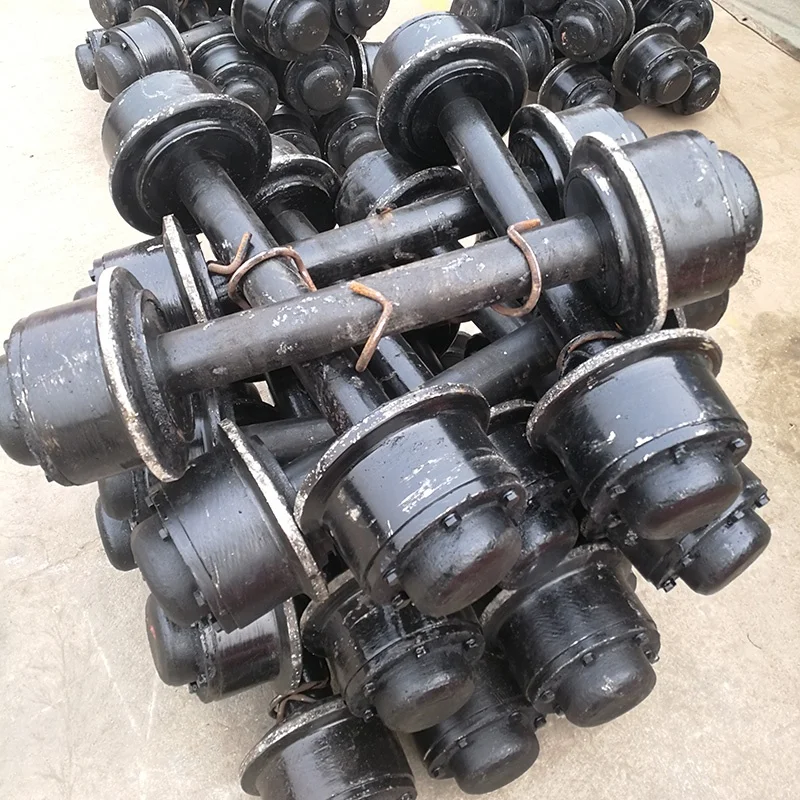 
Cast Steel Railway Wheel and Axle for Mining Industry 