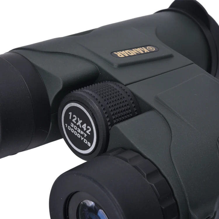 KANDAR гарантия качества 12x42 дальнего действия противотуманная широкоугольная Крыша Призма уличный спортивный бинокль для