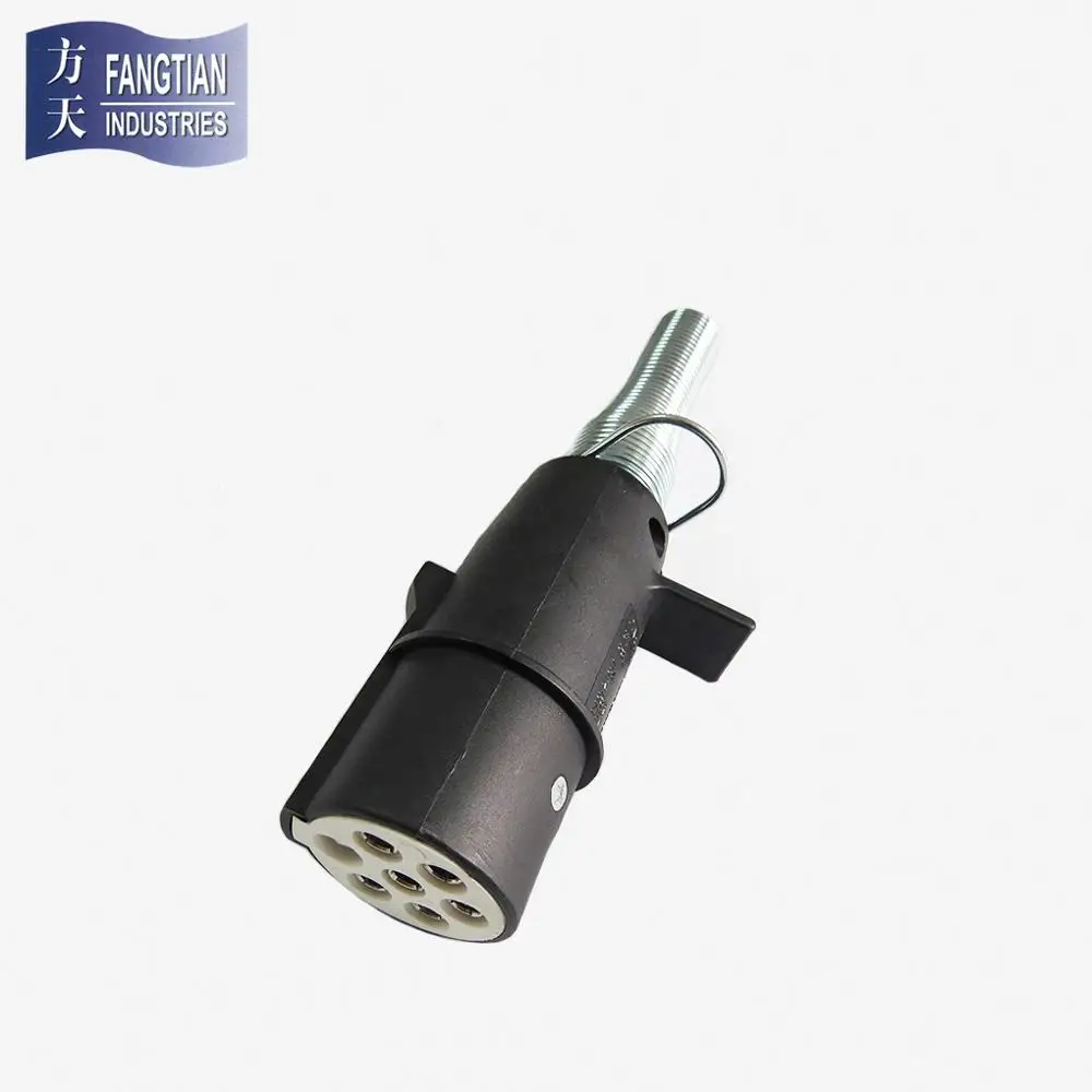  ISO 3731 соединитель прицепа 7 пин трейлер переходник 24v 12v