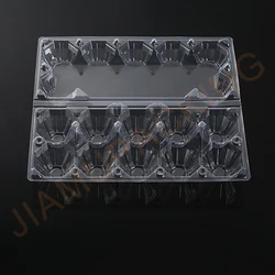 Transparent plastic egg tray mould for display egg and easy to take away