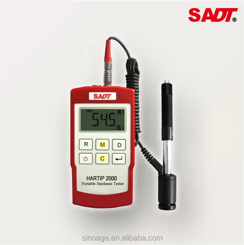 portable hardness tester price HARTIP 2000 D&DL two in one probe with auto impact direction