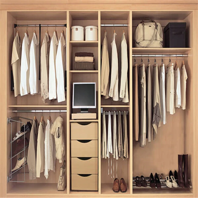 Flexible Home Furniture Systems Fitted Wardrobes with Sliding Door