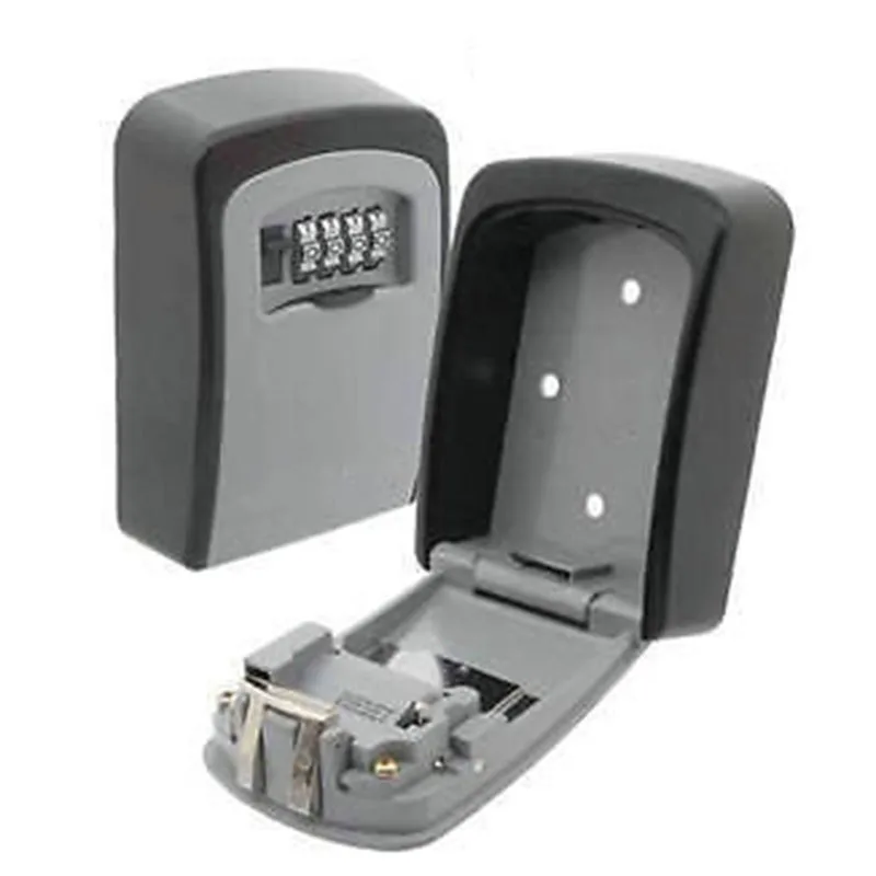 Key Storage Box Digit Wall Mount Combination Lock Four