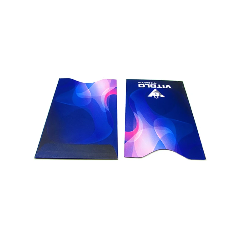 Free Sample Aluminum Paper Blocking RFID Protector Plastic Magnetic Card Business Card Holder Sleeve