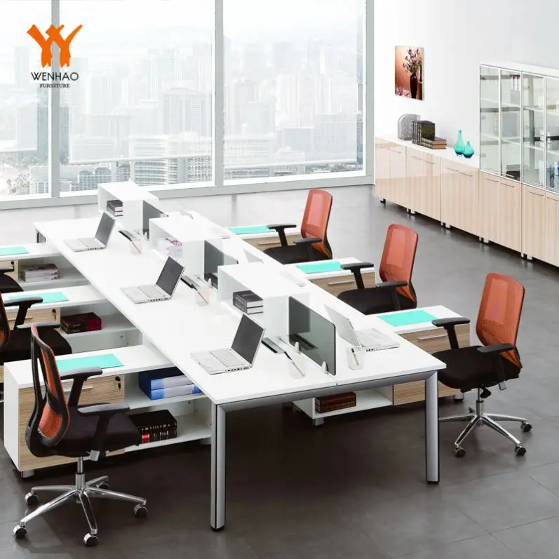 Best selling 6 seats open office workstation