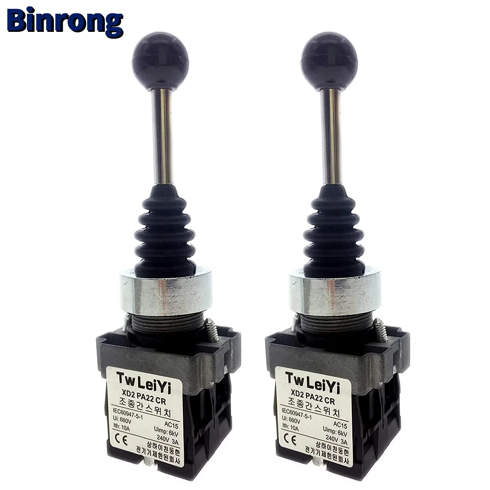 XD2-PA22CR 2 Position momentary Monolever Joystick Switch