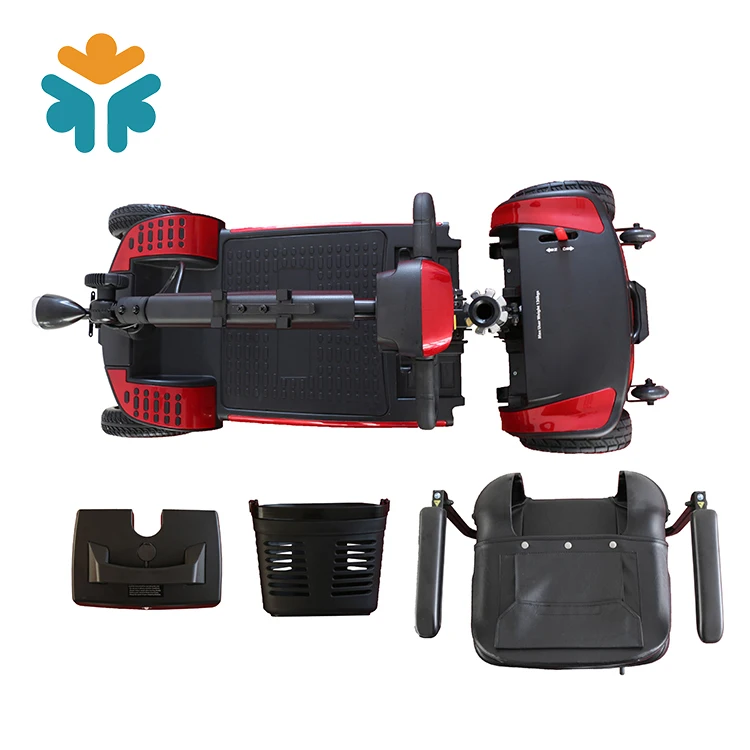 Elderly Care Products Foldable Four Wheel Handicapped Electric Scooter for Old People