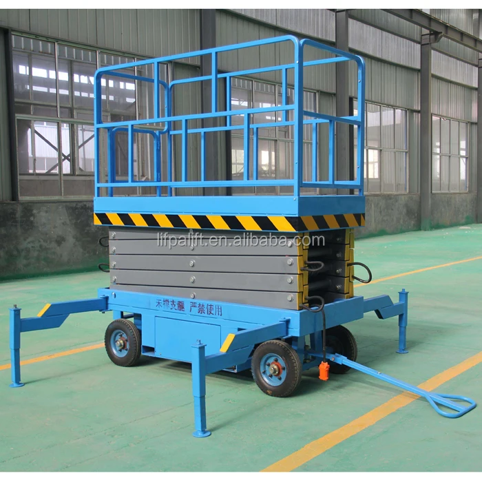 500kg Portable Electric Powered Scissor Lift