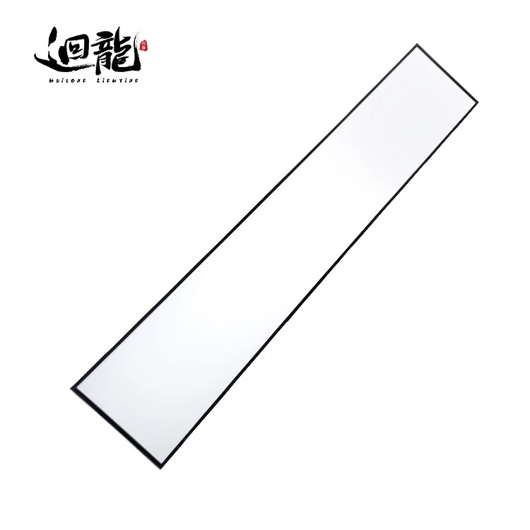 High quality super bright square narrow sky emergency surface mount homogeneous indirect flat lumen sheet led panel light