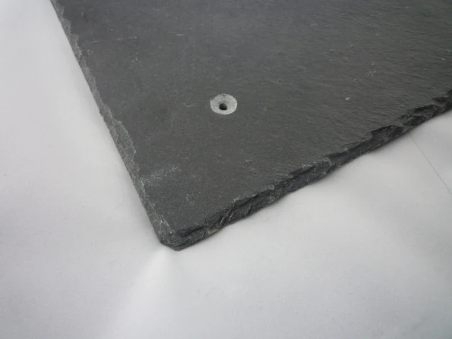 Apartment 40*25 m Square Roofing Tiles Black Slate Roof Tiles On Shingle