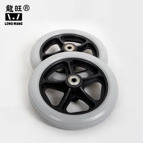 6inch 7inch Solid PVC Airless Tires Wheel Used For Hospital Wheelchair