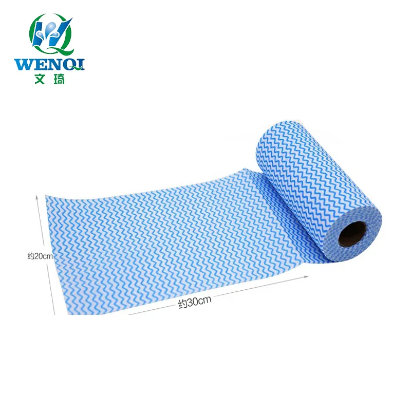 Viscose polyester kitchen cleaning cloths spunlaced nonwoven J cloth for household cleaning