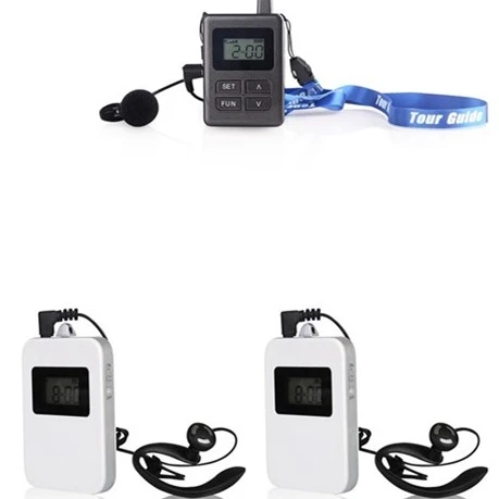 Wireless Portable Bus Coach Microphone PA Audio Tour Guide System