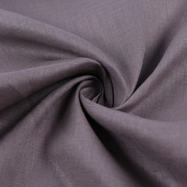 
Best quality wholesale woven pure 100% washed linen fabric french pants fabric 