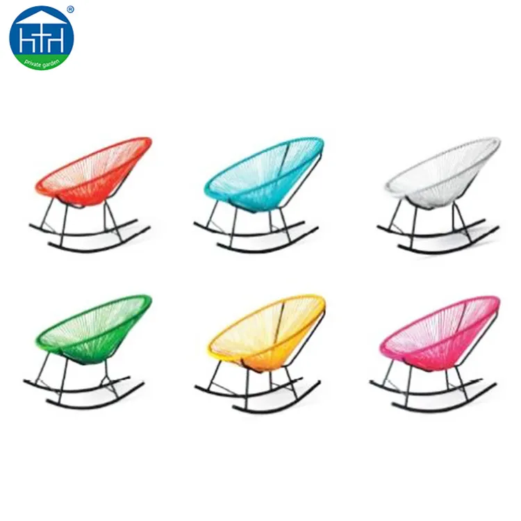 DW-AC052 Outdoor Garden Modern Leisure Round Rocking Chairs