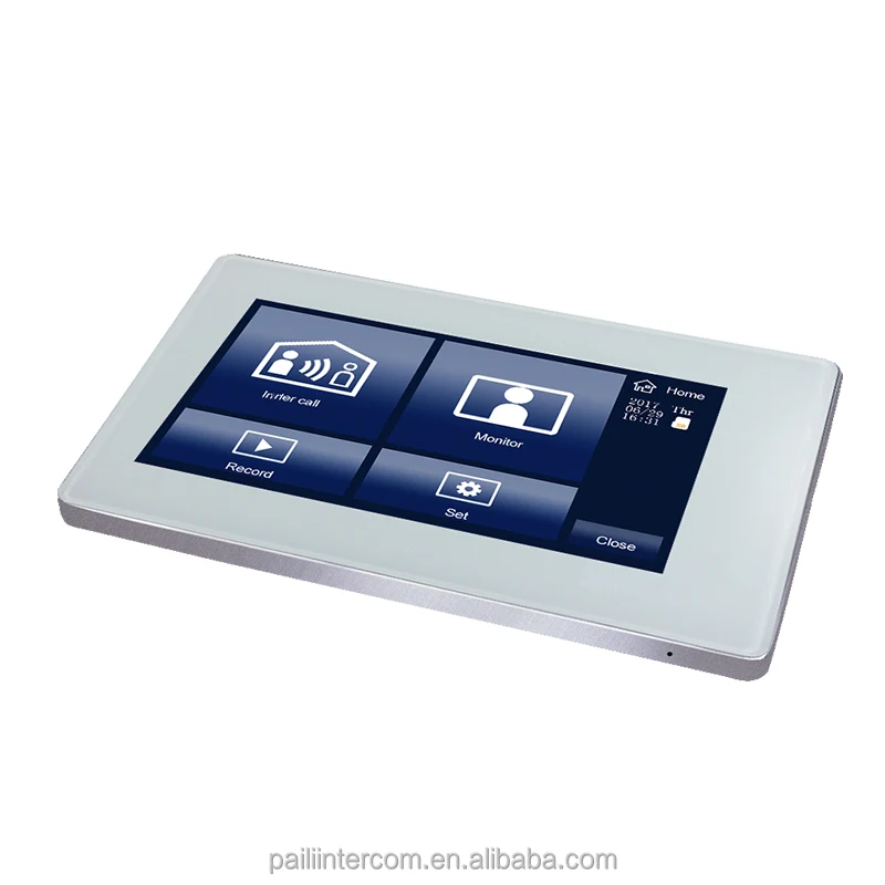 2 Wire Video Door Phone Intercom System With 7 Inch  Screen Monitor Night Vision Door Entry System For Villa Security